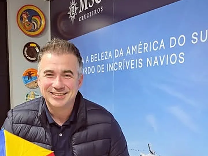 Estande da MSC Cruzeiros