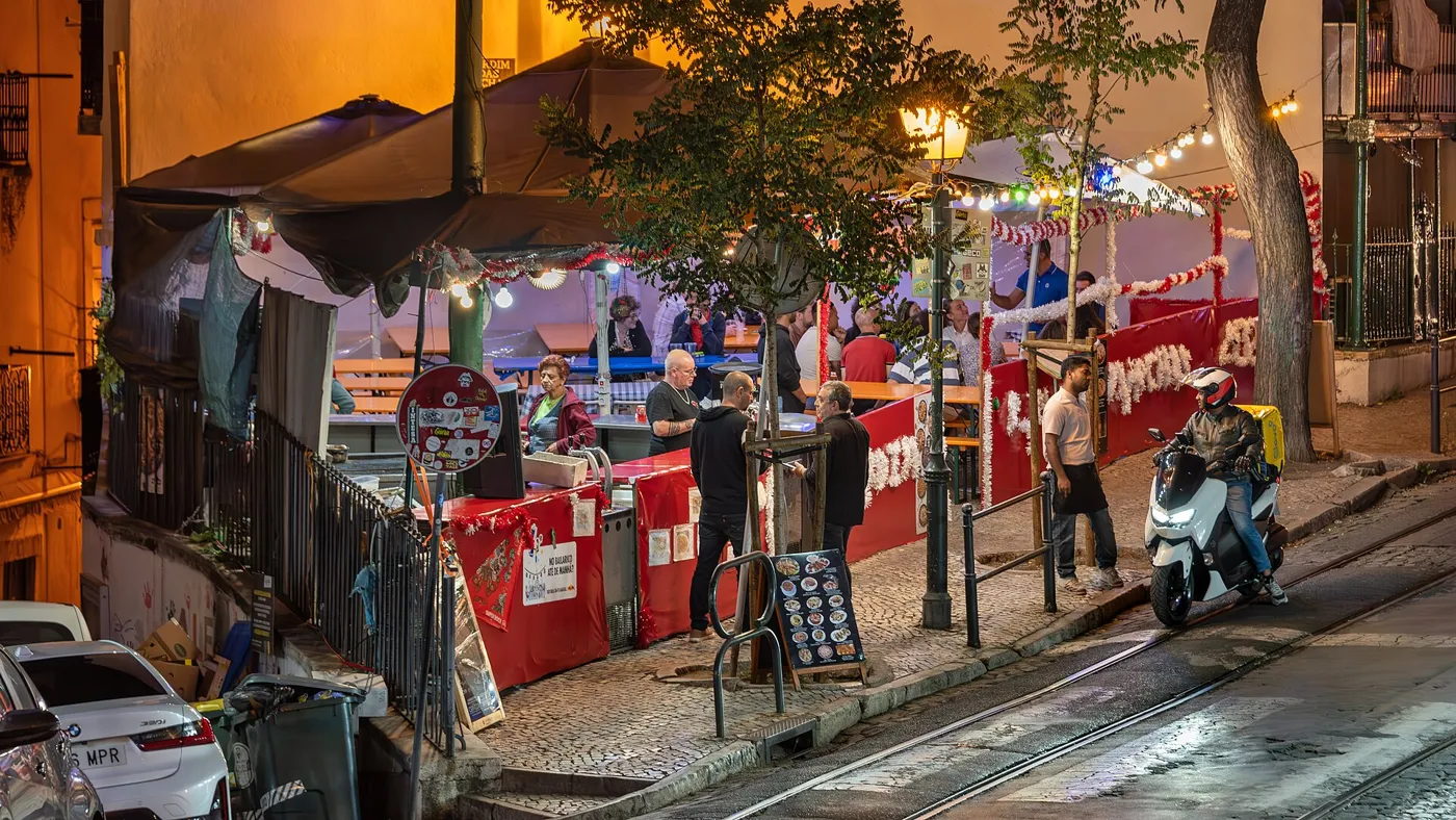 Bairro de Alfama em Lisboa
